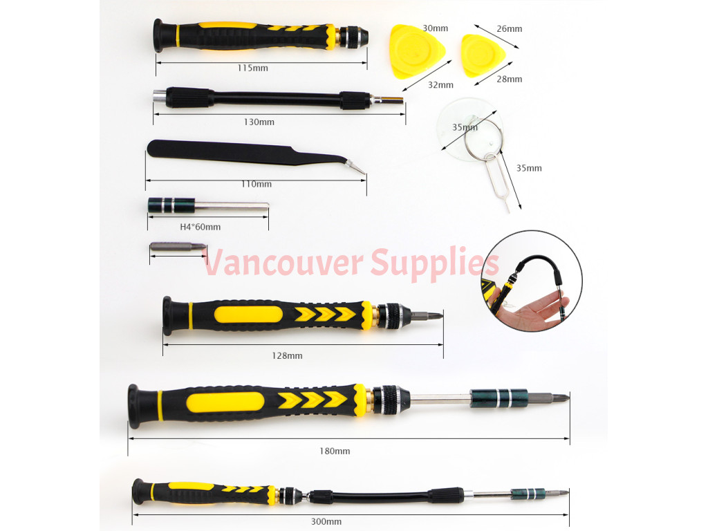 Torx screwdriver outlet for mobile phones